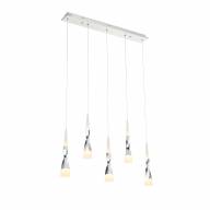 SL405.103.05 Светильник подвесной ST-Luce Хром/Белый, Хром LED 5*7W - SL405.103.05 Светильник подвесной ST-Luce Хром/Белый, Хром LED 5*7W