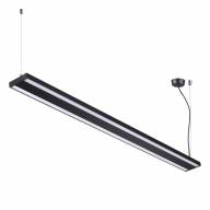 358446 OVER NT20 177 черный Подвесной светильник IP20 LED 40W вниз + 20W вверх 100-277V ITER - 358446 OVER NT20 177 черный Подвесной светильник IP20 LED 40W вниз + 20W вверх 100-277V ITER