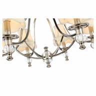 SL1120.103.06 Люстра подвесная ST-Luce Никель/Белый E14 6*40W - SL1120.103.06 Люстра подвесная ST-Luce Никель/Белый E14 6*40W