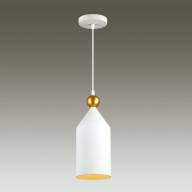 4093/1 PENDANT ODL19 359 белый/золотой Подвес Е27 1*40W BOLLI - 4093/1 PENDANT ODL19 359 белый/золотой Подвес Е27 1*40W BOLLI