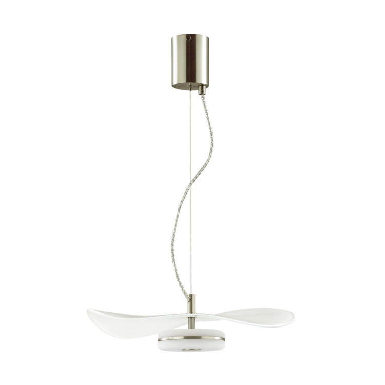 4856/13L L-VISION ODL_EX21 65 никель/белый/стекло Подвес LED 1*13W 3500K FLUENT