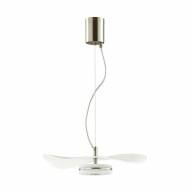 4856/13L L-VISION ODL_EX21 65 никель/белый/стекло Подвес LED 1*13W 3500K FLUENT - 4856/13L L-VISION ODL_EX21 65 никель/белый/стекло Подвес LED 1*13W 3500K FLUENT