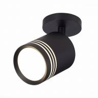 ST101.472.05 Светильник потолочный Черный LED 1*5W 4000K 390Lm Ra>80 120° D68xH140 170-240V - ST101.472.05 Светильник потолочный Черный LED 1*5W 4000K 390Lm Ra>80 120° D68xH140 170-240V