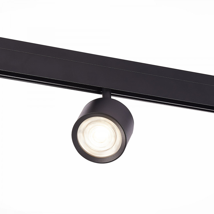 ST353.446.06 Магнитный трековый светильник Черный LED 1*6W 4000K 560Lm Ra>80 36° IP20 L120xW81xH138 48V